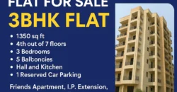 3BHK Flat for Sale in Friends Apartment I.P. Extension Patparganj New Delhi
