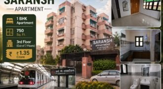 1 BHK Apartment for Sale | Saransh Apartment, IP Extension Patparganj