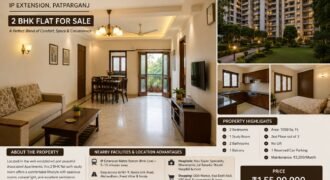 2 BHK Flat for Sale | Associated Apartments IP Extension, Patparganj