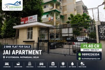 2 BHK flat for sale | Jai Apartment, IP Extension Patparganj