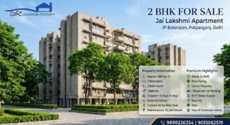 2 BHK Flat for Sale | Jai Laxmi Apartment, IP Extension | Realextn Property