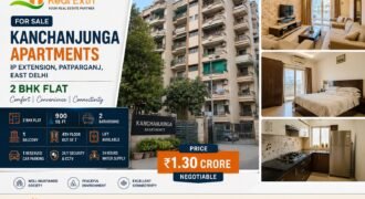 2 BHK Flat for Sale | Kanchanjunga Apartments Patparganj, IP Extension