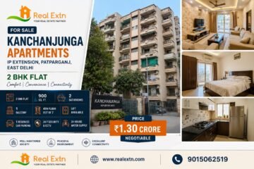 2 BHK Flat for Sale | Kanchanjunga Apartments Patparganj, IP Extension