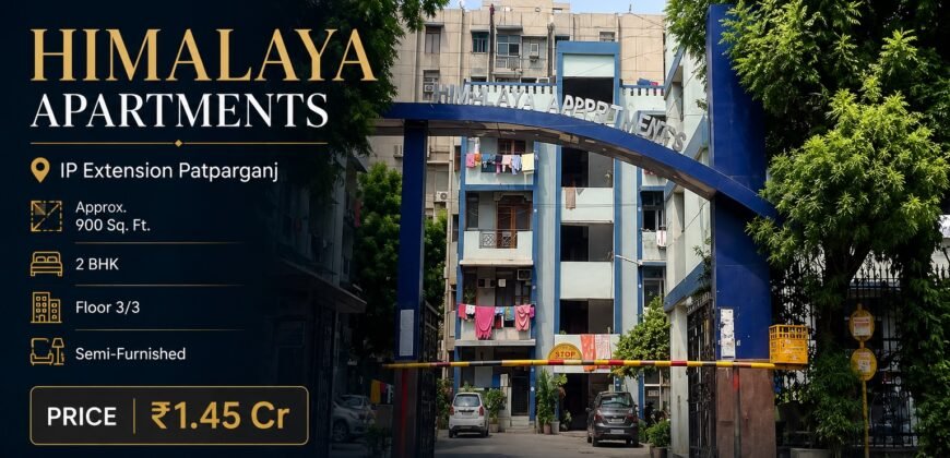 2 BHK flat | Himalaya Apartments, IP Extension