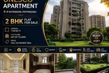 UNESCO Apartment, IP Extension, Patparganj – 2 BHK Flat for Sale