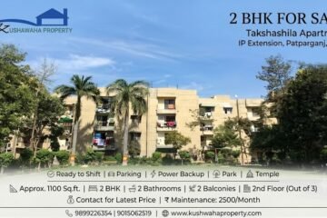 2 BHK for Sale | Takshila Apartment IP Extension Delhi