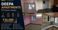 2BHK Flat for Rent in Deepa Apartments IP Extension