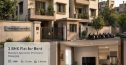 3 BHK Flat for Rent, Moonlight Apartment IP Extension, Patparganj