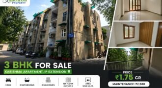 Available 3 BHK for Sale | Karishma Apartment, IP Extension Patparganj