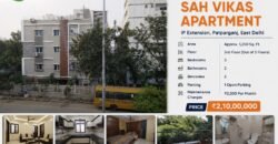 3 BHK Flat for Sale | Sah Vikas Apartment, IP Extension Patparganj, East Delhi