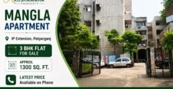 3 BHK Flat in Mangla Apartment, IP Extension Patparganj