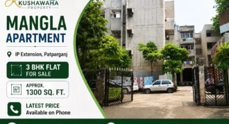 3 BHK Flat in Mangla Apartment, IP Extension Patparganj