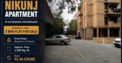 3 BHK flat for Sale | Rajdhani Nikunj Apartment