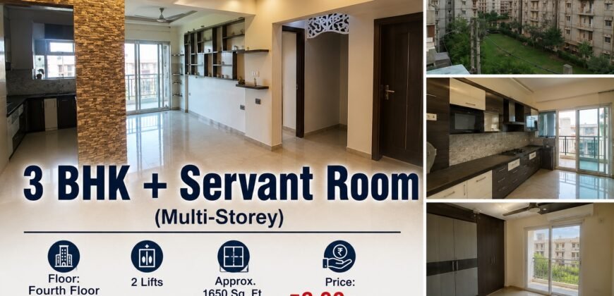 3 BHK with Servant Room | Pharma Apartment, IP Extension