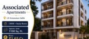 2 BHK with Study Room | Associated Apartments, IP Extension Delhi