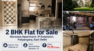 2 BHK Flat for Sale | Narwana Apartment IP Extension