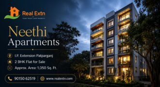 Buy 2 BHK Flat | Neethi Apartments, IP Extension Patparganj