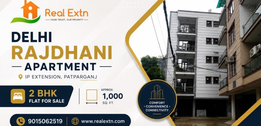 Flat Available for Sale in Delhi Rajdhani Apartment, IP Extension
