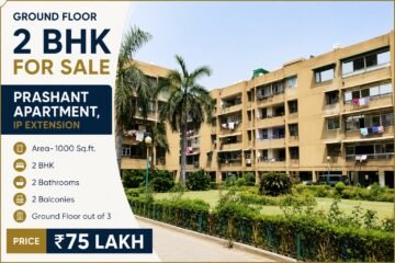 2 BHK Flat for Sale | Prashant Apartment, IP Extension, Patparganj, Delhi