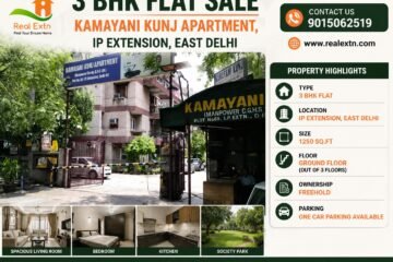 3 BHK Ground Floor Flat | Kamayani Kunj Apartment, IP Extension Patparganj