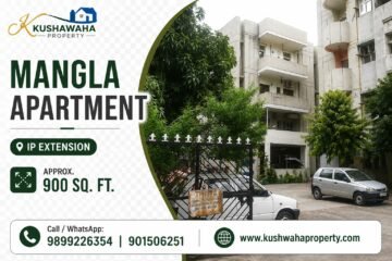 2 BHK Flat in Mangla Apartment IP Extension Patparganj