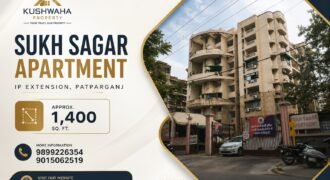 3 BHK Flat in Sukh Sagar Apartment, IP Extension