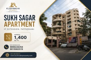 3 BHK Flat in Sukh Sagar Apartment, IP Extension