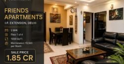 2 BHK First Floor Flat | Friends Apartment, IP Extension Patparganj