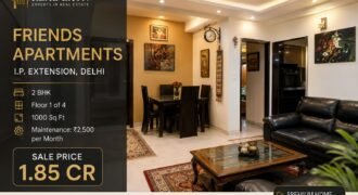 2 BHK First Floor Flat | Friends Apartment, IP Extension Patparganj