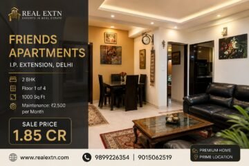2 BHK First Floor Flat | Friends Apartment, IP Extension Patparganj