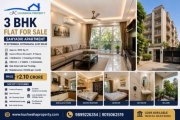 3 BHK Flat for Sale | Sahyadri Apartment, IP Extension Patparganj