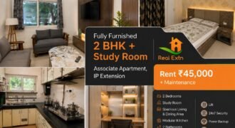3 BHK Flat for Rent | Associate Apartment IP Extension