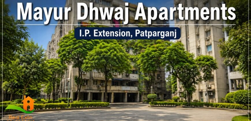 3 BHK Flat for Rent | Mayur Dhwaj Apartments, IP Extension