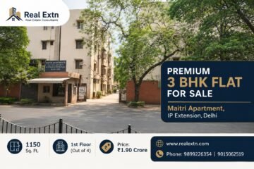 Premium 3 BHK flat in Maitri Apartment, IP Extension