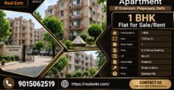 1 BHK Rental flat in Saraswati Kunj Apartment, IP Extension
