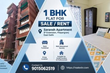 1 BHK Flat Sale in Saransh Apartment, IP Extension