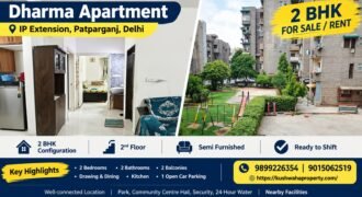 2 BHK Flat for Sale in Dharma Apartment, IP Extension, Patparganj