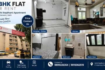 2 BHK Flat for Rent, Delhi Rajdhani Apartment, IP Extension