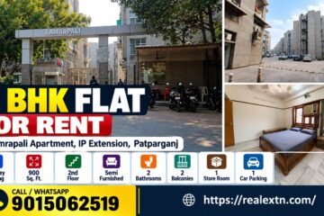 2 BHK Flat for Rent in Amrapali Apartment, IP Extension
