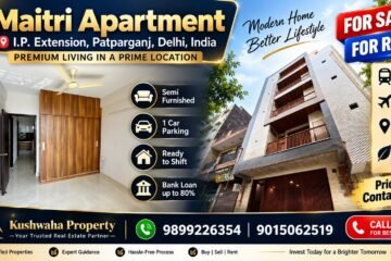 2 BHK Flat for Rent – Maitri Apartment, IP Extension, Patparganj