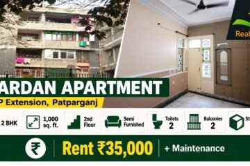 2 BHK Flat 1000 Sq Ft for Rent in Vardan Apartment, IP Extension