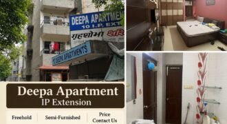 2 BHK Flat for Sale, First Floor in Deepa Apartment, IP Extension