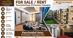 2 BHK Semi-Furnished for Rent in Panchmahal Awas, IP Extension