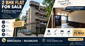 2 BHK Flat for Sale – Shubham Apartments, IP Extension, Delhi