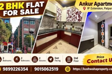 2 BHK 1050 SqFt Flat for Sale in Ankur Apartments, IP Extension