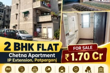 2 BHK Flat for Sale in Chetna Apartment, IP Extension, Delhi
