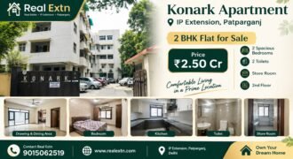 2 BHK Flat for Sale in Konark Apartment IP Extension Patparganj