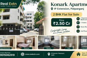 2 BHK Flat for Sale in Konark Apartment IP Extension Patparganj
