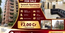 2 BHK Flat for Sale in Saransh Apartment Patparganj