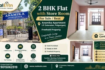 Buy 2 BHK Flat in Anamika Apartment, IP Extension, Patparganj